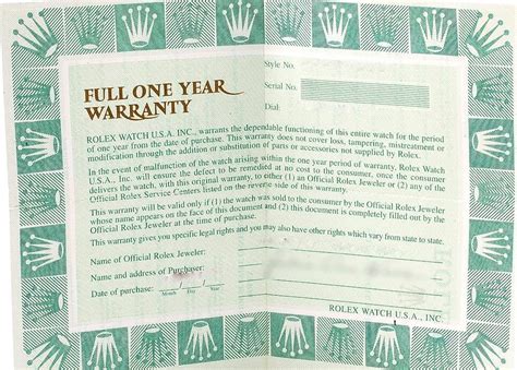 replace rolex papers